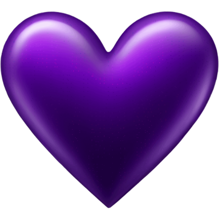 Shiny dark purple heart  emoji