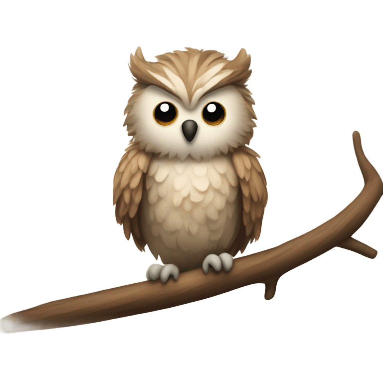 Sleepy owl emoji