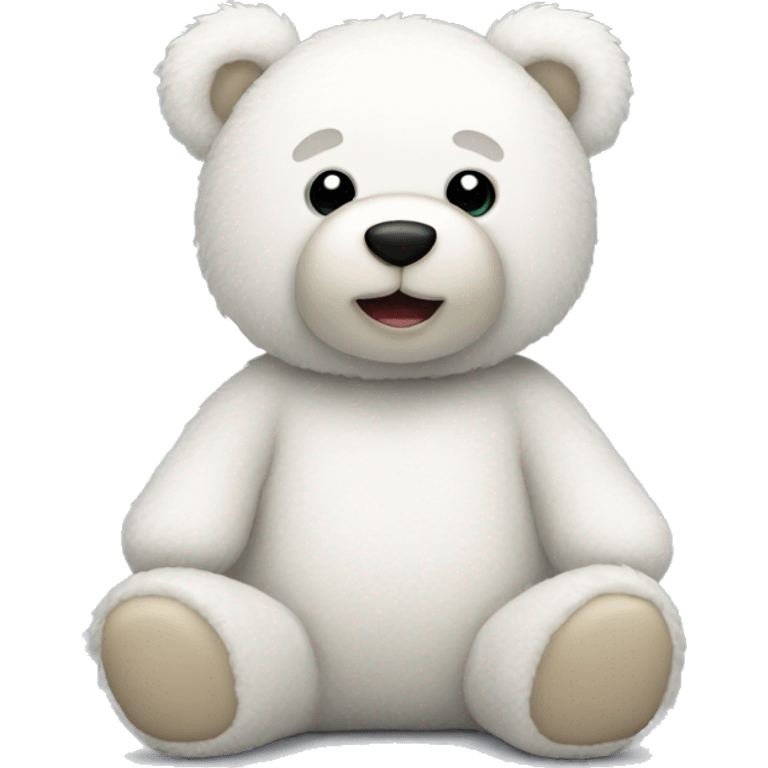 white teddy bear emoji