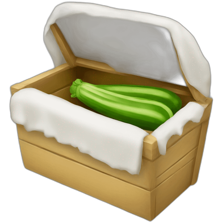 Manger courgette emoji