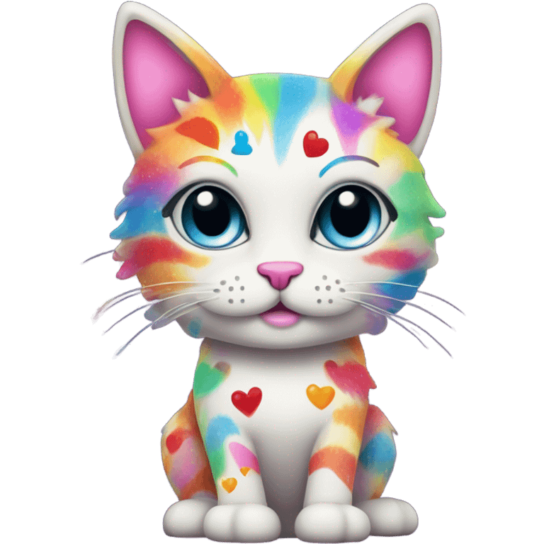 Lisa Frank kitty cat emoji