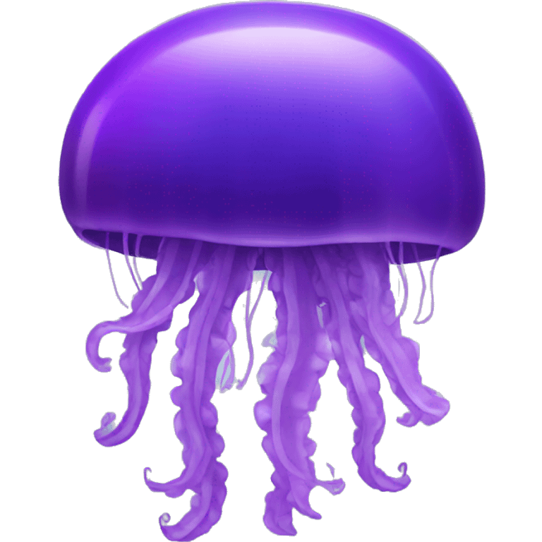 Purple jellyfish emoji