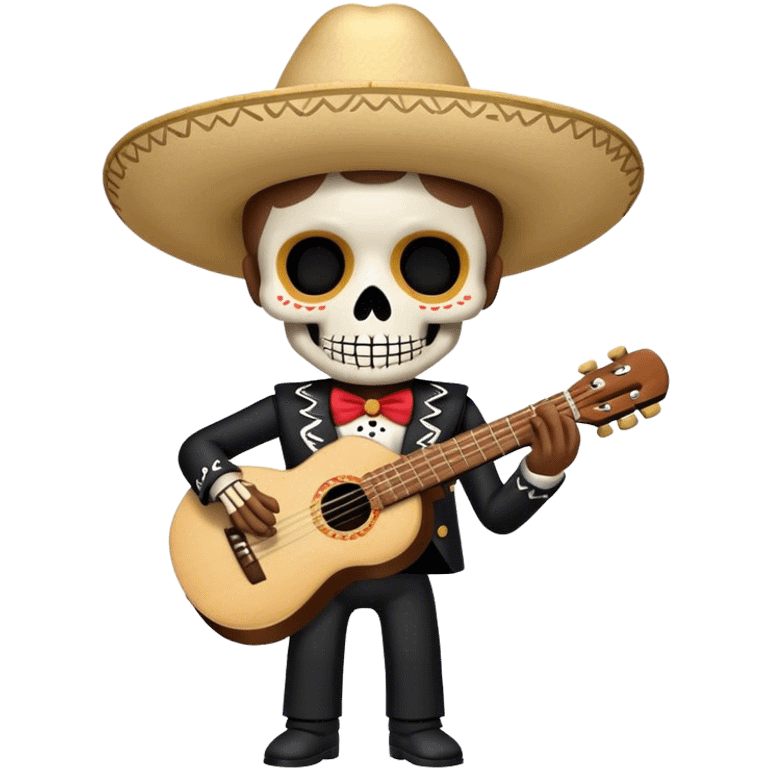 Skeleton mariachi emoji