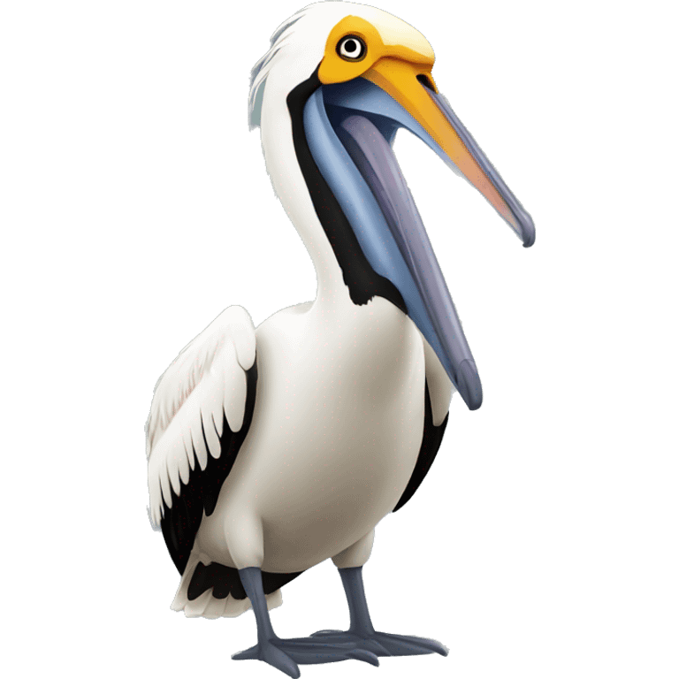 pelican open mouth  emoji