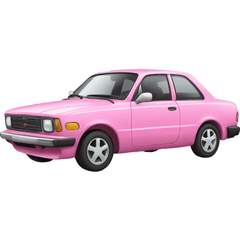 Pink car emoji