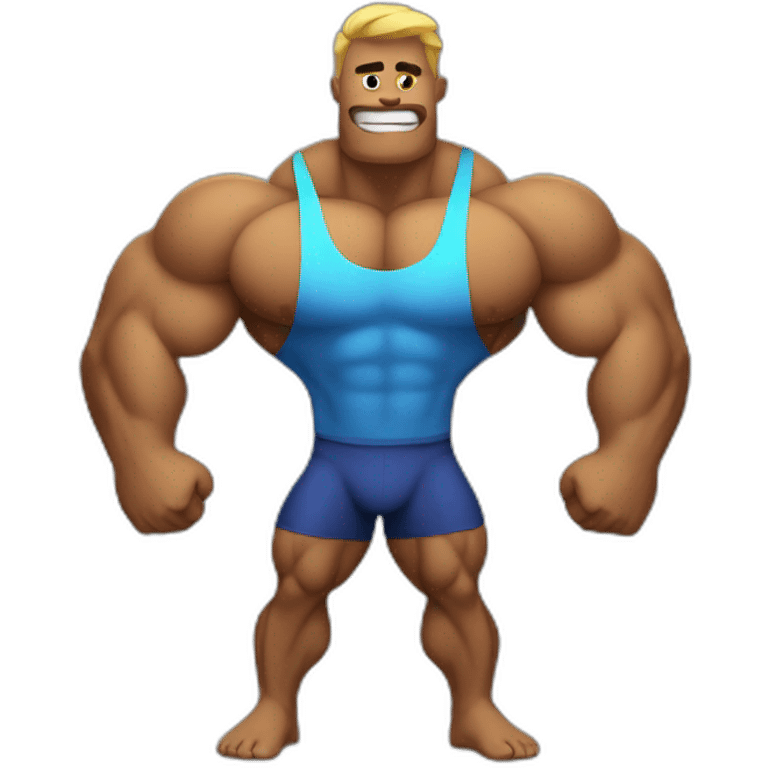 body builder emoji