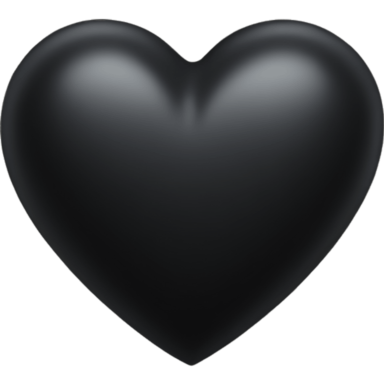 Black heart emoji