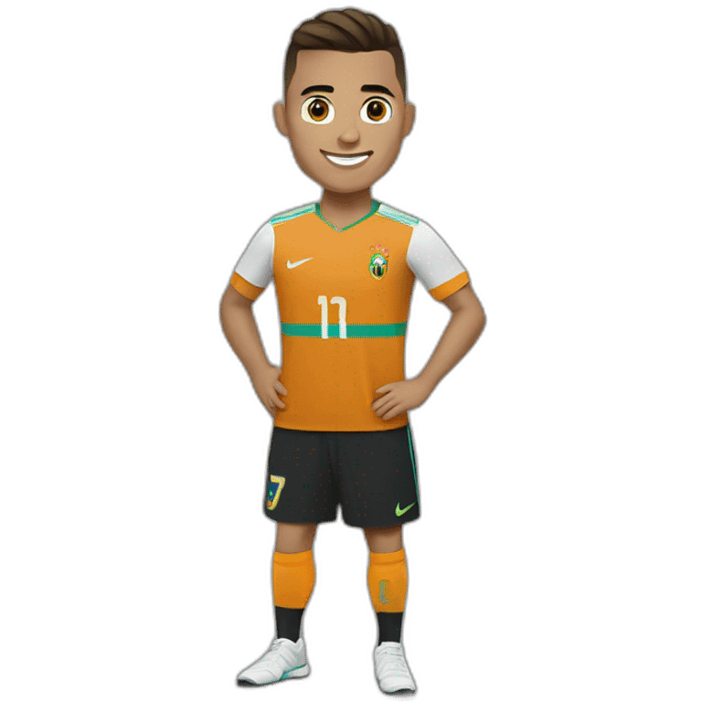 Ronaldo abier en nike emoji