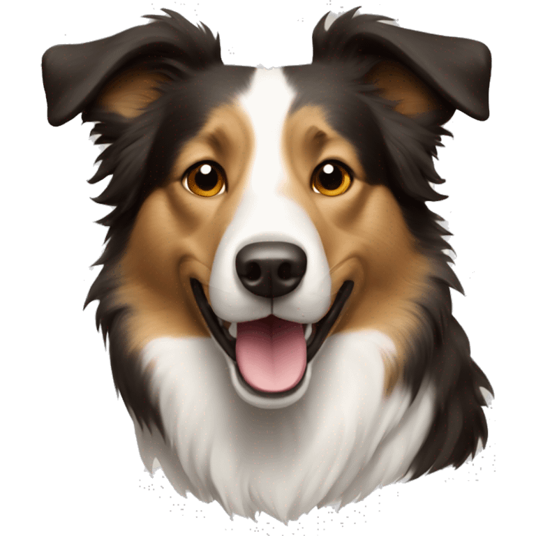 Shepard border collie mix dog  emoji