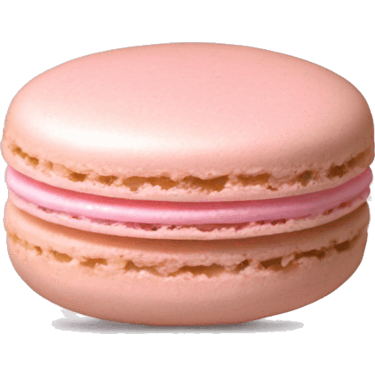 Light pink macaron emoji