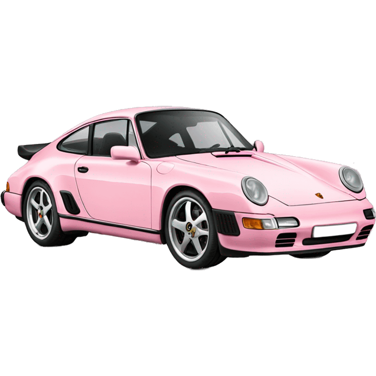 Light pink Porsche  emoji