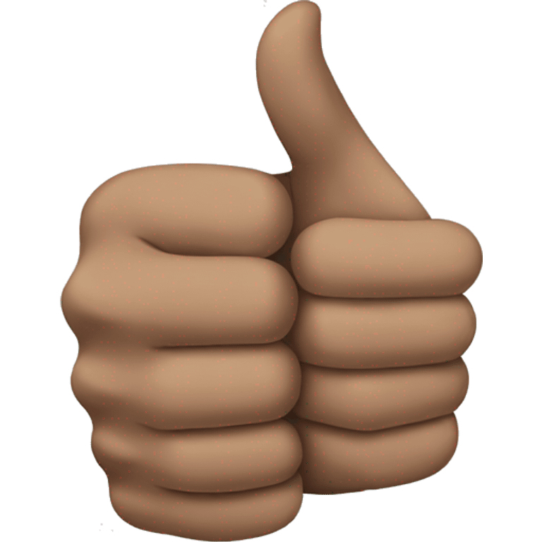 Thumbs up mirrored  emoji