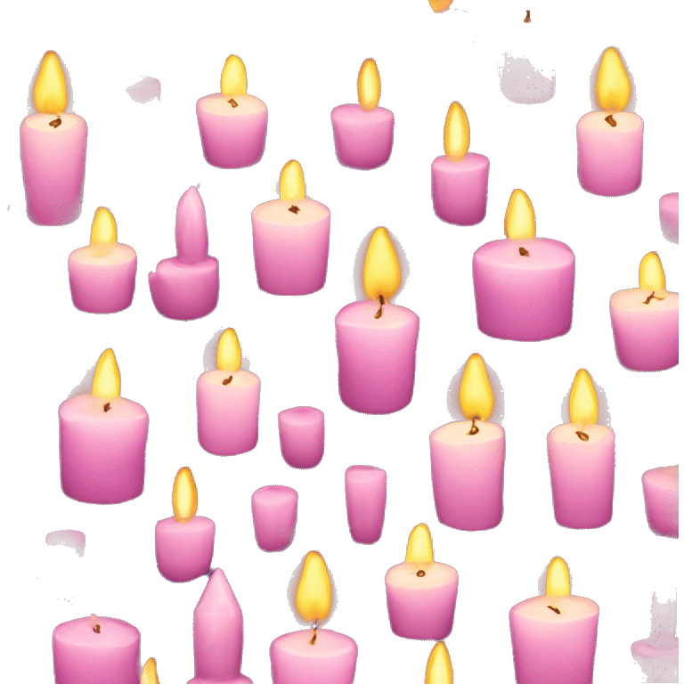 Cute candles emoji