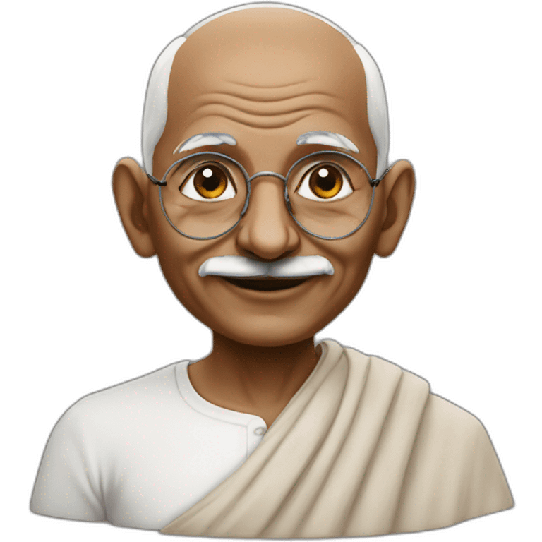 mahatma gandhi emoji