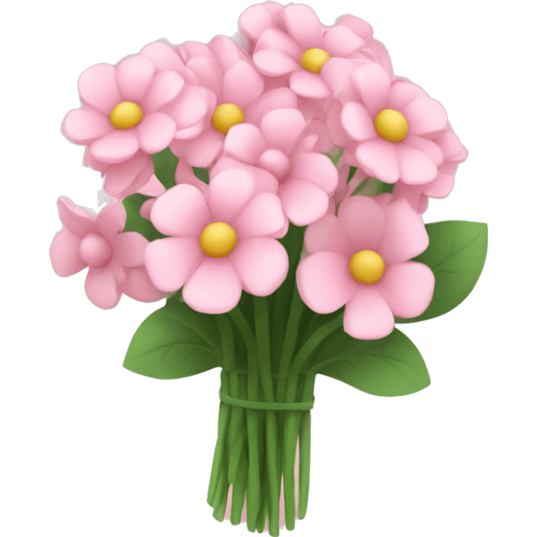 Baby pink flower bouquet  emoji