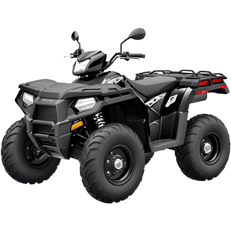 ATV - Polaris Sportsman 570 (Model Year: 2022) (Iconic colour: Black) emoji