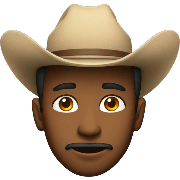 Side eyes wearing cowboy hats emoji