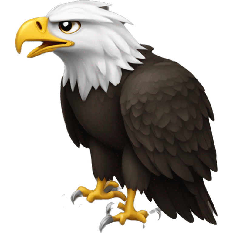 eagle black emoji