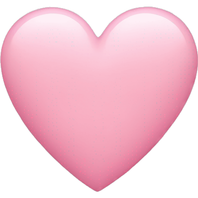 Pink pastel heart  emoji