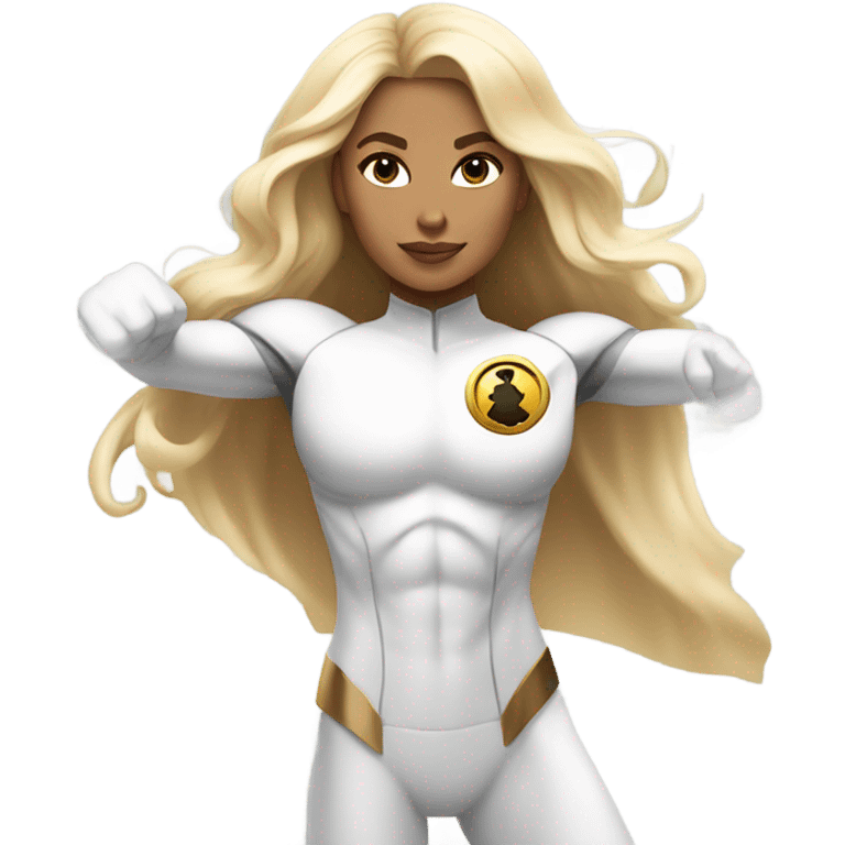 white superwoman emoji