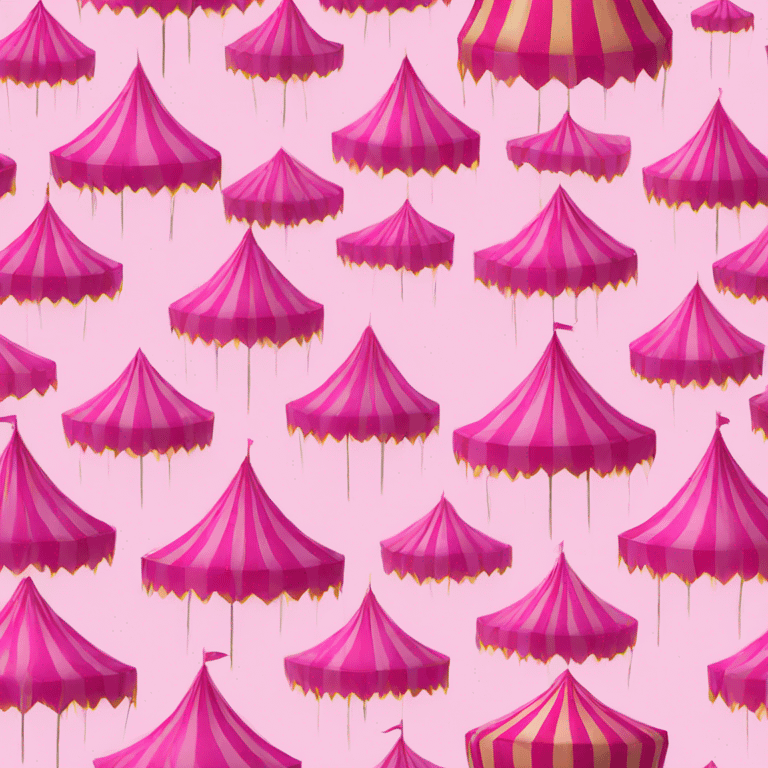 pink carnival tent emoji