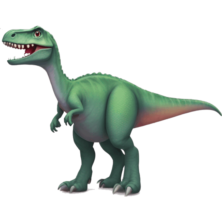 Dinosaurio rosa emoji