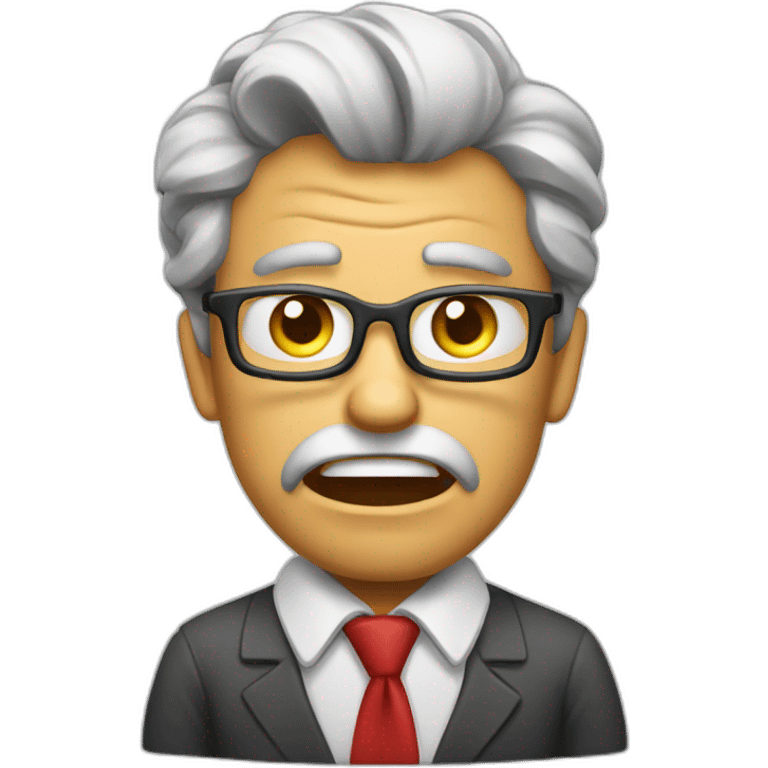 angry accountant emoji