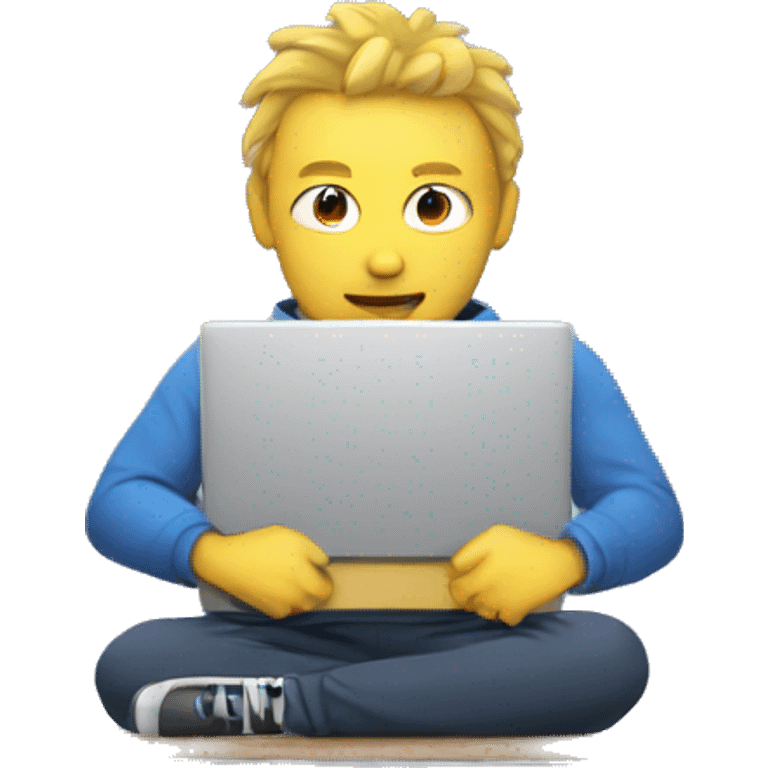 cybersportsman with laptop emoji