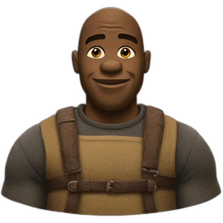 black-shrek emoji