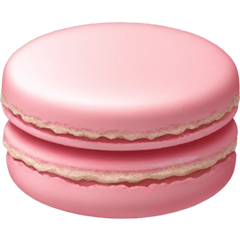 Light pink macaron emoji