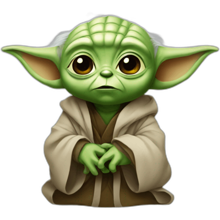 Yoda cute  emoji