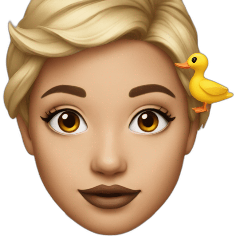 duckling makeup emoji