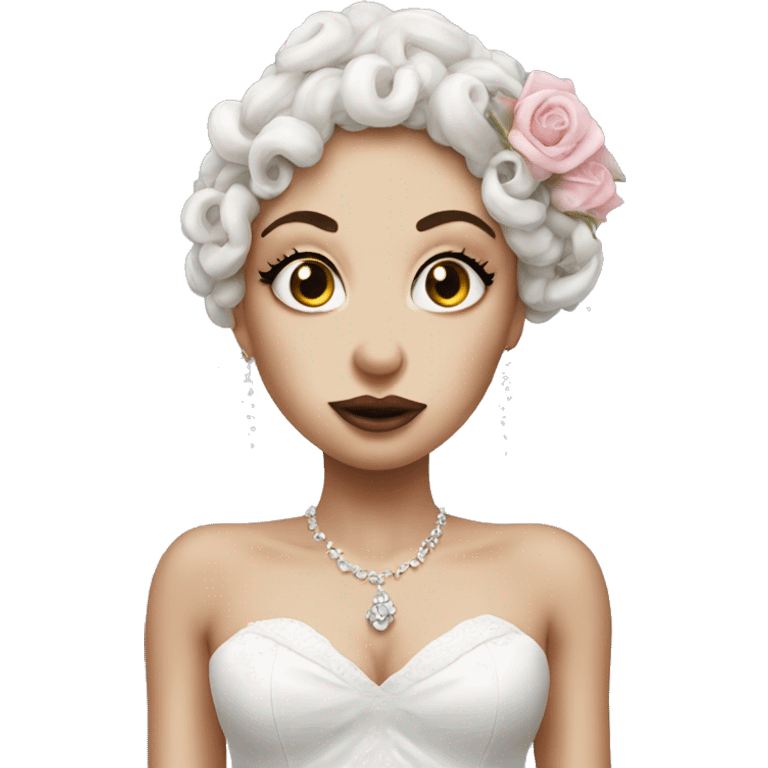 octopus bride big lips emoji