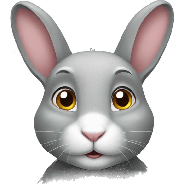 Grey rabbit  emoji