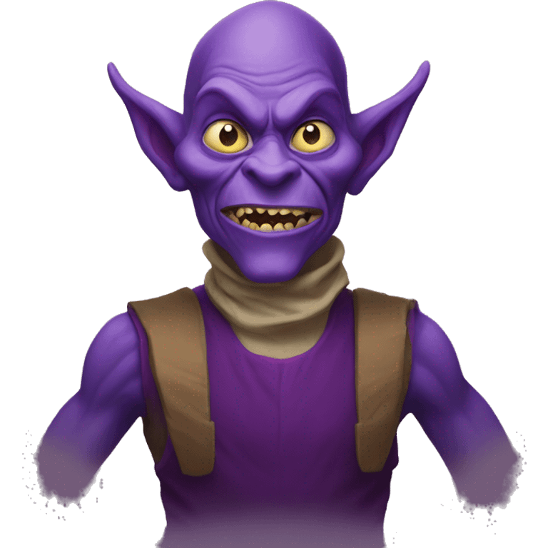 a KEK emoji of a purple goblin emoji