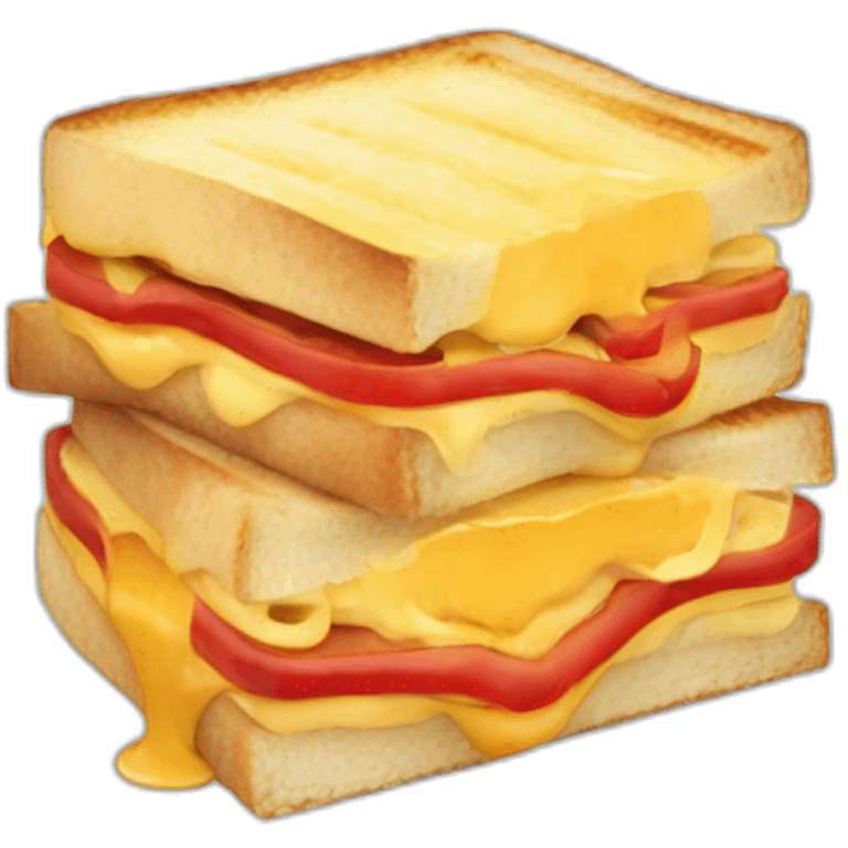 cheesiest grilled sandwich  emoji