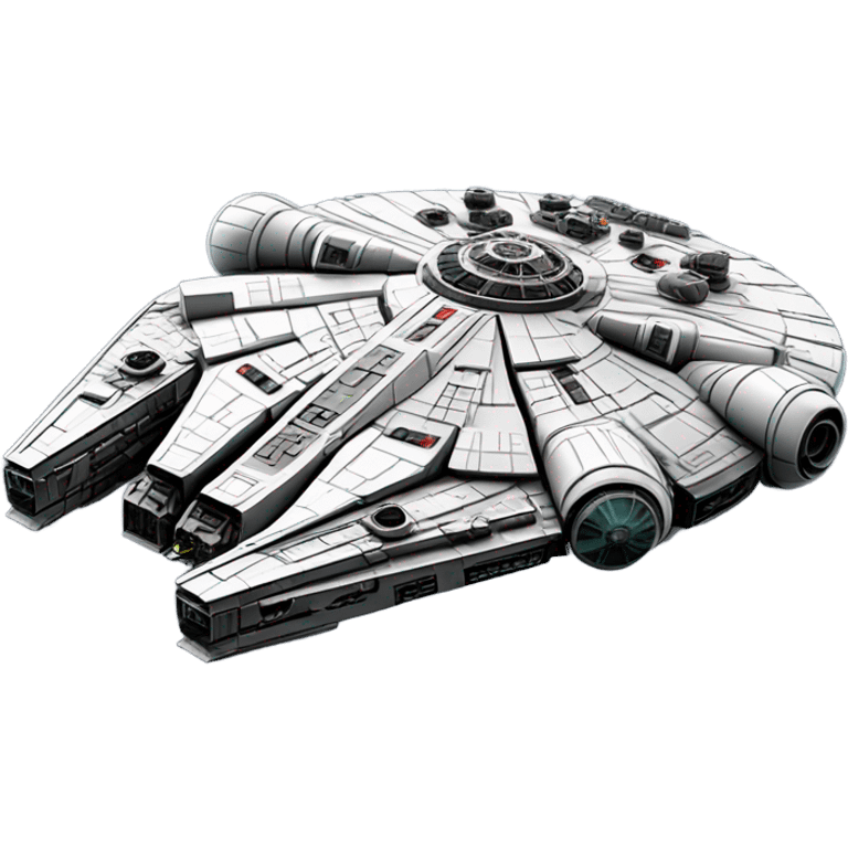 The millennium falcon emoji