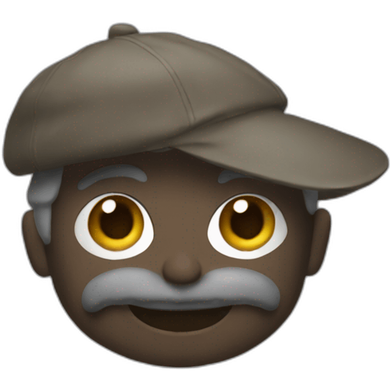 Pêche noire emoji