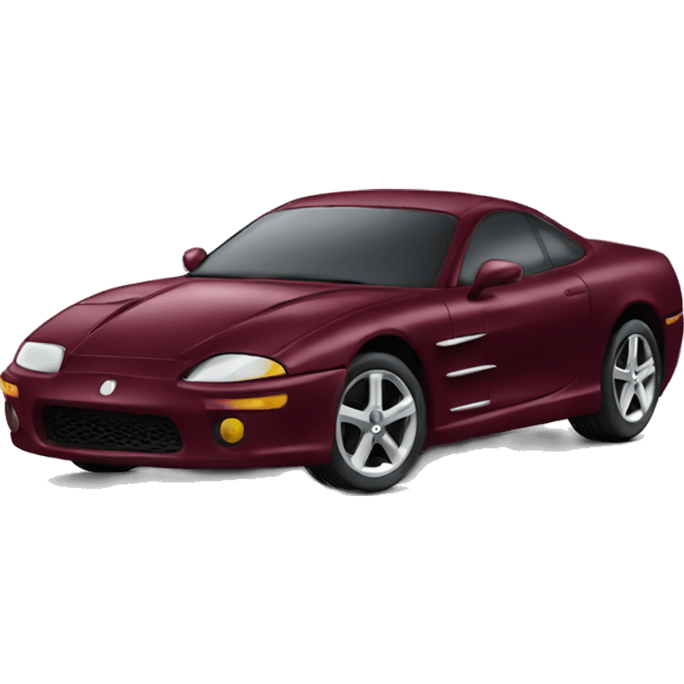 Maroon Sports Car emoji