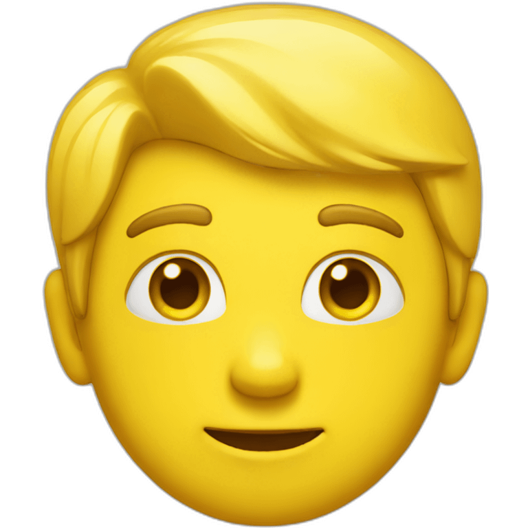 Yellow character emoji