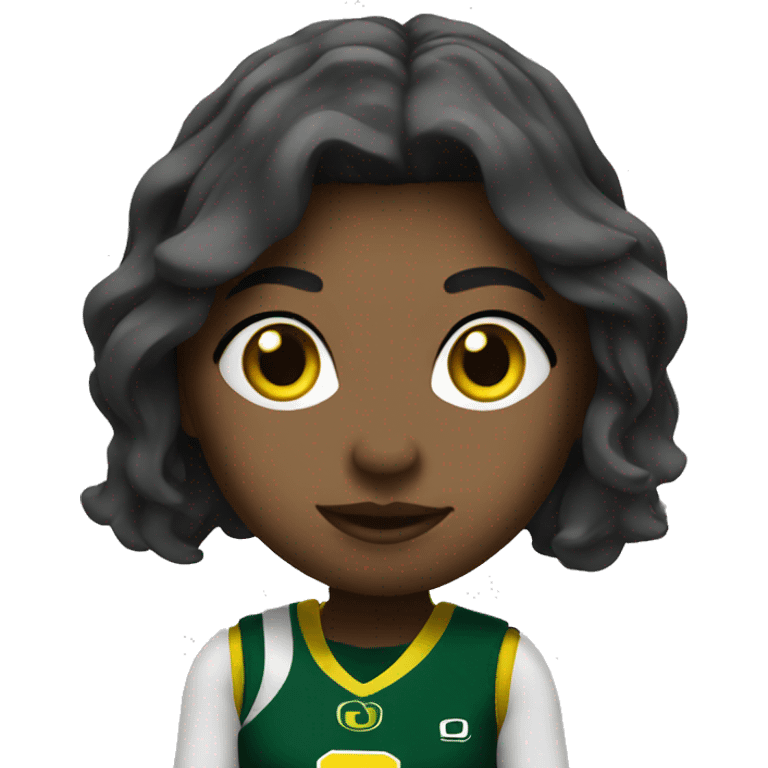 Oregon ducks girl emoji