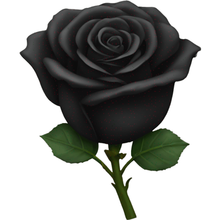 Black rose emoji