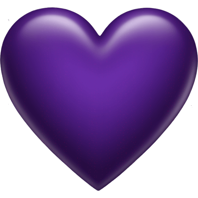 dark purple heart emoji