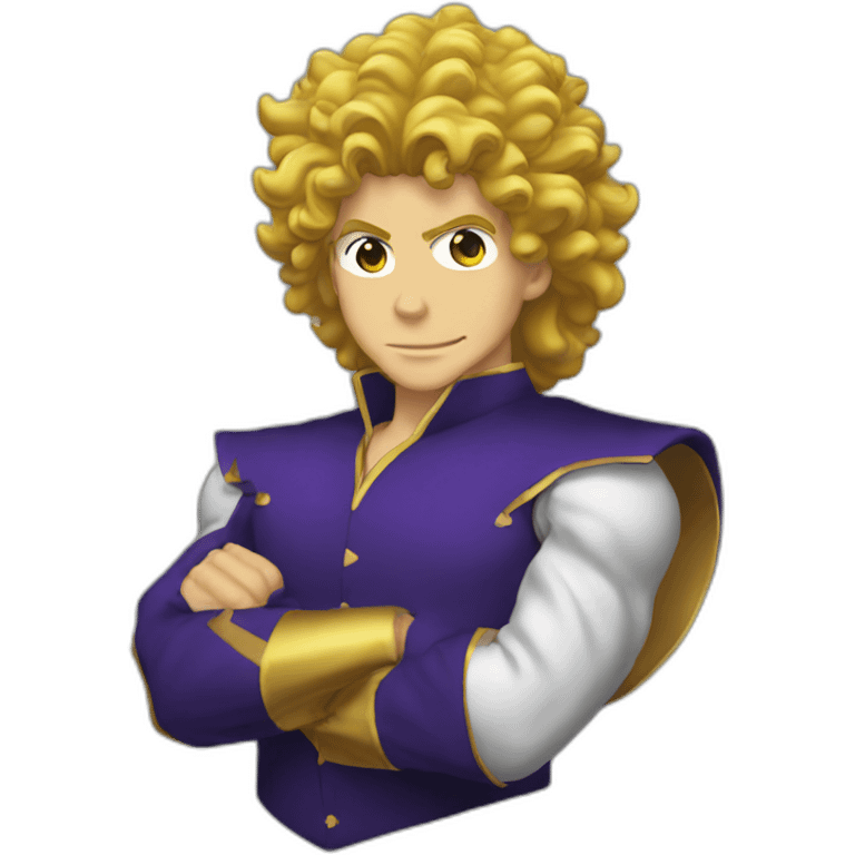 Dio and The World emoji