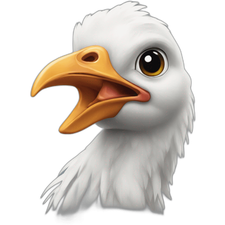 crane de poulet emoji