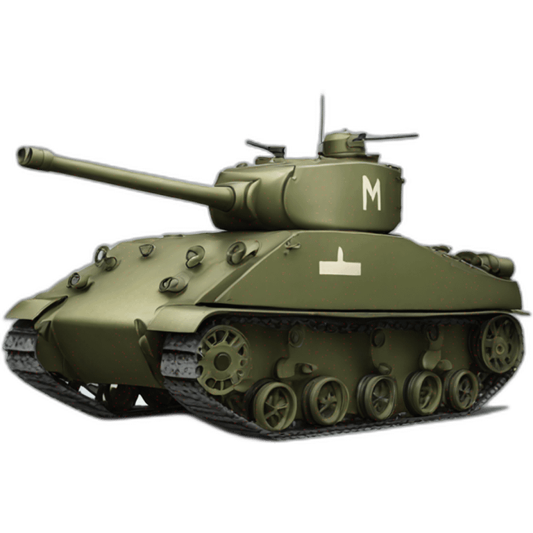 Sherman tank emoji