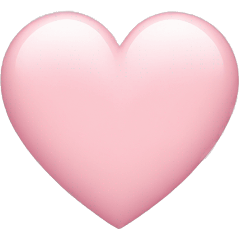 light pink heart emoji