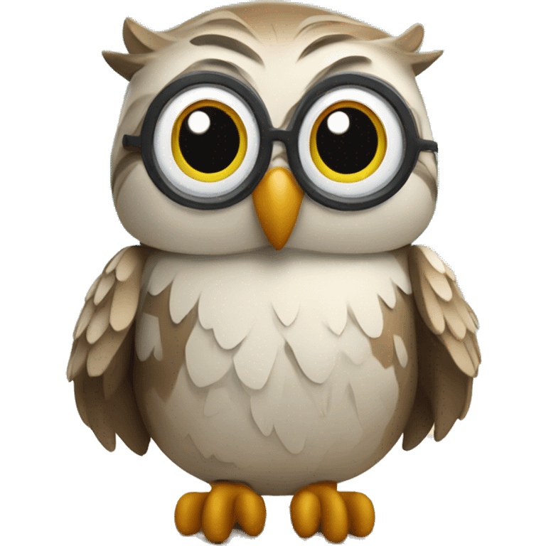 owl on vacantion emoji