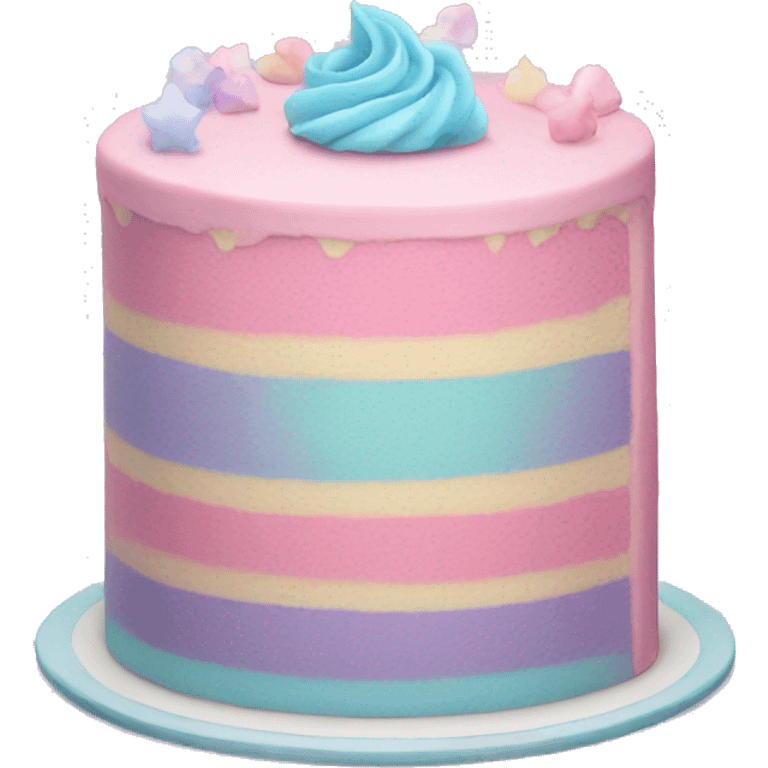 Magic pastel cake emoji