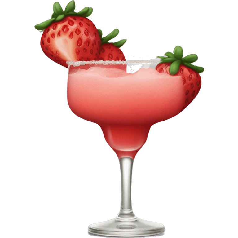 Strawberry Daiquiri cocktail  emoji